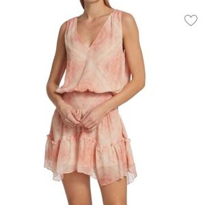 NWT Ramy Brook Printed Sandra Dress Silk Blend Size Small $425